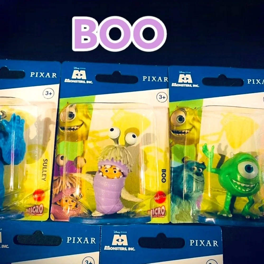 Disney Pixar Monsters Inc. Mini Figs. Cake Toppers. Complete Set! NEW!